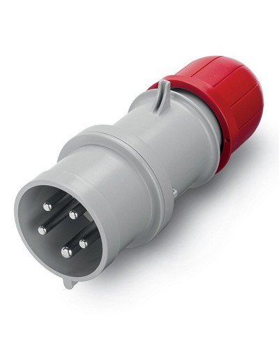 Вилка кабельная IP44 32A 3P+E+N 400V DKC DIS2133237 в Комсомольске-на-Амуре Аксессуары для стоек и шкафов Pintop.ru