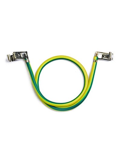 Провод заземления с клеммами для соединения основания и крышки короба, 300 мм DKC (E0001BC) в Комсомольске-на-Амуре Аксессуары для кабель-канала Pintop.ru