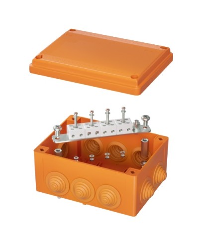 Коробка пластиковая FS с кабельными вводами иклеммниками,IP55,150х110х70мм, 8р, 450V,6A,4мм.кв DKC (FSB21804) в Комсомольске-на-Амуре Распределительные коробки Pintop.ru