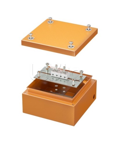 Коробка ответвительная огнестойкая стальная Коробка FS 150х150х80 4P DKC (FSB30404) в Комсомольске-на-Амуре Распределительные коробки Pintop.ru