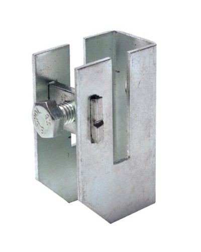 Скоба-держатель полосы с болтом DKC ND2312 в Комсомольске-на-Амуре Держатели, клипсы, скобы Pintop.ru