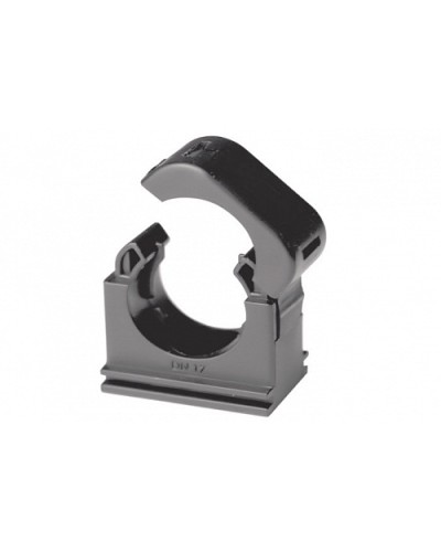 Держатель с крышкой DN 48 мм, полиамид, цвет чёрный DKC (PASW48N) в Комсомольске-на-Амуре Держатели, клипсы, скобы Pintop.ru