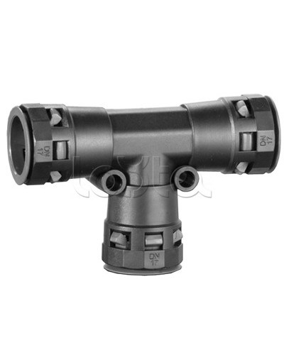 Т-образное соединение полиамидных труб одного номинального диаметра DKC (PAT29N) в Комсомольске-на-Амуре Повороты, муфты, тройники Pintop.ru