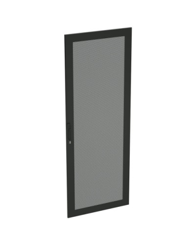 Дверь перфорированная одностворчатая для IT-CQE 2000 x 800 RAL9005 DKC R5ITCPRMM2080B в Комсомольске-на-Амуре Аксессуары для стоек и шкафов Pintop.ru