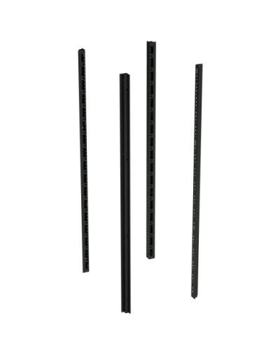 Стойки вертикальные для 19 IT-CQE, В=2000мм, 4шт, RAL9005 DKC (R5KMN20B) в Комсомольске-на-Амуре Аксессуары для стоек и шкафов Pintop.ru