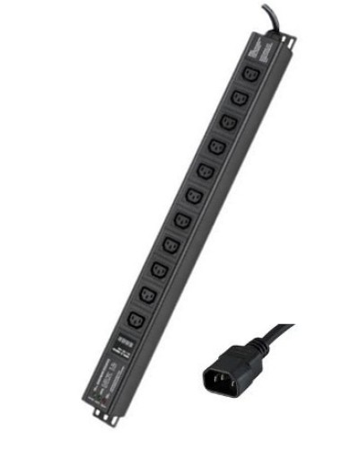 Блок распределения питания вертикальный для 19 шкафов DKC R5VIEC11CDOP в Комсомольске-на-Амуре Блоки розеток Pintop.ru