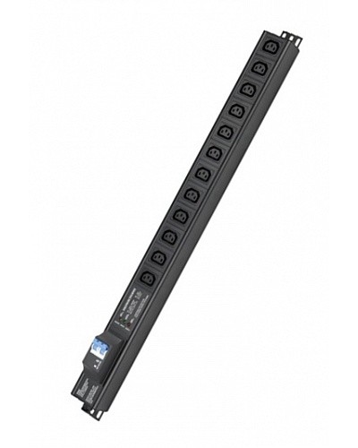 Блок распределения питания вертикальный для 19 шкафов DKC R5VIEC12CBOP в Комсомольске-на-Амуре Блоки розеток Pintop.ru