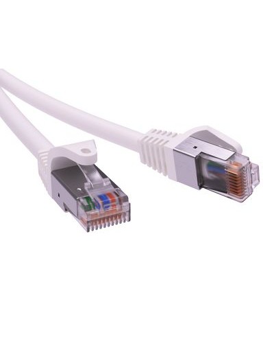 Патч-корд экранированный CAT5E F/UTP 4х2, LSZH, белый, 1.5м DKC RN5EFU4515WH в Комсомольске-на-Амуре Патчкорды (медные) Pintop.ru