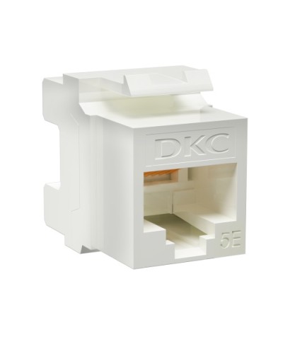 Модуль Keystone RJ45 CAT5E неэкранированный, 180 градусов, белый (форм-фактор A10) DKC RNK5EU180WH в Комсомольске-на-Амуре Модули Keystone Pintop.ru