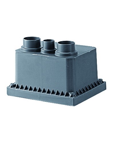 Колодец переходной смотровой 225x175x145 с крышкой для двустенных труб DKC (025001) в Комсомольске-на-Амуре Повороты, муфты, тройники Pintop.ru