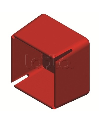 Заглушка торцевая для одиночного профиля LAS и двойного профиля DBL/DBM ДКС BPO4141 в Комсомольске-на-Амуре Аксессуары для лотков Pintop.ru