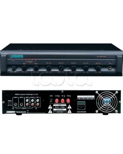 Микшер-усилитель DSPPA MP-300P в Комсомольске-на-Амуре Система оповещения и трансляции Dsppa Pintop.ru