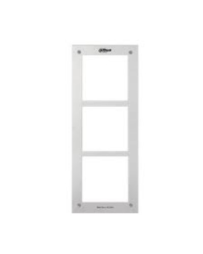 Рамка металическая для 3 модулей Dahua VTOF003 в Комсомольске-на-Амуре Дополнительное оборудование для СКУД Pintop.ru