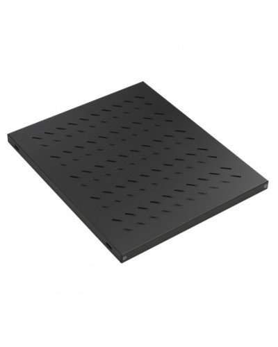 Полка стационар. 19, для шкафов глуб. 600, 370мм, нагрузка 50 кг, чер. Datarex DR-421111 в Комсомольске-на-Амуре Полки для шкафов и стоек Pintop.ru