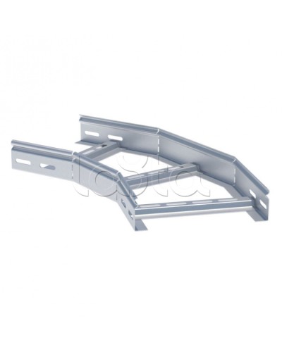 Угол 45 град. горизонтальный для лестничного лотка 100x400 мм EKF (glt45100400) в Комсомольске-на-Амуре Аксессуары для лотков Pintop.ru