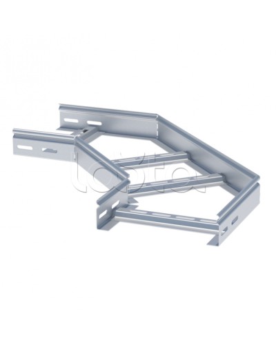 Угол 90 град. горизонтальный для лестничного лотка 100x100 мм EKF (glt90100100) в Комсомольске-на-Амуре Аксессуары для лотков Pintop.ru