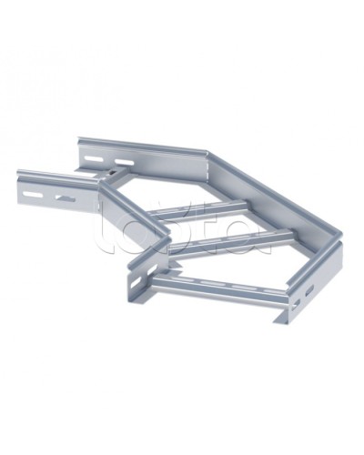 Угол 90 град. горизонтальный для лестничного лотка 50x100мм EKF (glt9050100) в Комсомольске-на-Амуре Аксессуары для лотков Pintop.ru