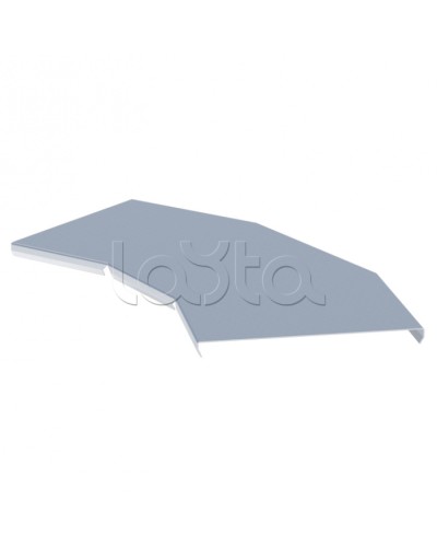 Крышка на угол 45 град. горизонтальный для лестничнго лотка 400 мм EKF (kglt45400) в Комсомольске-на-Амуре Аксессуары для лотков Pintop.ru