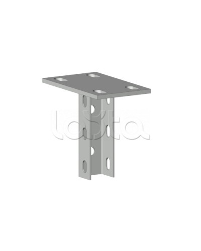 Кронштейн потолочный одинарный 115 мм HDZ (2.5 мм) EKF (kp115) в Комсомольске-на-Амуре Аксессуары для лотков Pintop.ru