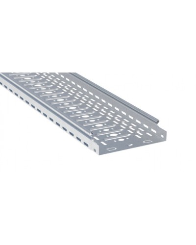 Лоток перфорированный 35х50х3000-0,7 мм EKF (L355001) в Комсомольске-на-Амуре Кабельные лотки Pintop.ru