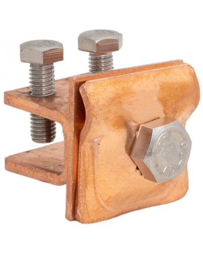 Держатель фальцевый, скручиваемый 3мм, Cu EKF PROxima (lp-33396-cu) в Комсомольске-на-Амуре Электротехническое оборудование Pintop.ru