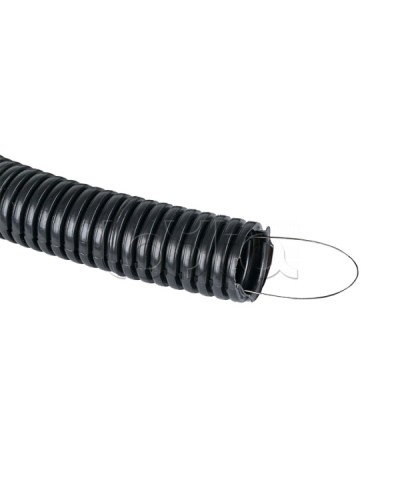 Труба гофр. негорючая безгалогеновая FRHF с протяжкой d32 мм (50 м) черная EKF-Plast (FRHF-32) в Комсомольске-на-Амуре Труба гофрированная Pintop.ru