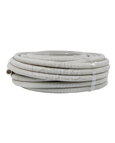 Труба гофр. ПВХ с протяжкой d25 мм (25 м) серая EKF-Plast (tg-z-25-25n) в Комсомольске-на-Амуре Труба гофрированная Pintop.ru