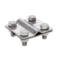 Зажим крестовидный прут-прут (пластина 57x57мм) Ni EKF PROxima (lp-g3109-ni)