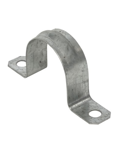 Скоба металлическая двухлапковая d31-32 мм (10 шт) EKF PROxima (sm-2-31-32-r) в Комсомольске-на-Амуре Держатели, клипсы, скобы Pintop.ru