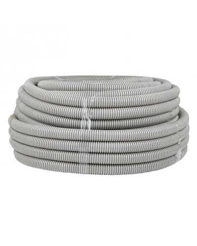 Труба гофр. ПВХ с протяжкой d32 мм (50 м) серая EKF-Plast (tg-z-32) в Комсомольске-на-Амуре Труба гофрированная Pintop.ru