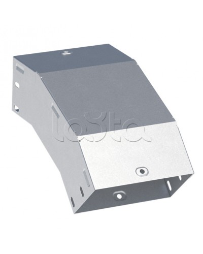 Угол 45 град. вертикальный внешний 100x400-1,2 мм HDZ EKF (vo45100400-1,2-HDZ) в Комсомольске-на-Амуре Аксессуары для лотков Pintop.ru