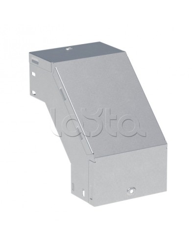 Угол 90 град. вертикальный внешний 50x500 мм INOX EKF (vo9050500-INOX) в Комсомольске-на-Амуре Аксессуары для лотков Pintop.ru