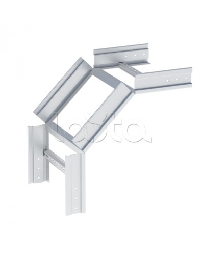 Угол 90 градусов вертикальный внешний лестничный усиленный 100x700 мм (2 мм) HDZ EKF (voltp90100700-2-HDZ) в Комсомольске-на-Амуре Аксессуары для лотков Pintop.ru