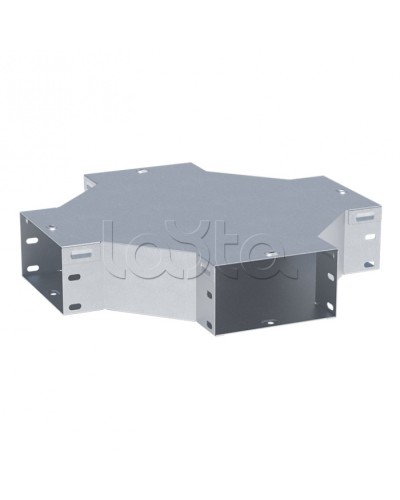 Ответвитель крестообразный 100х150-1,2 мм EKF (x10015008-1,2) в Комсомольске-на-Амуре Аксессуары для лотков Pintop.ru