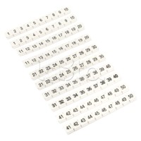 Маркеры для JXB-ST 2,5 NLPE с нумерацией 1-50 (100 шт.) EKF (zb-st-2.5-nlpe-1-50)