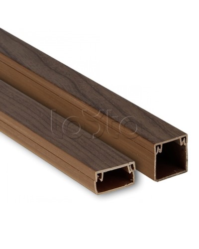 Канал кабельный (16х16) (84 м) темное дерево EKF-Plast (kk-16-16d) в Комсомольске-на-Амуре Кабель-канал Pintop.ru