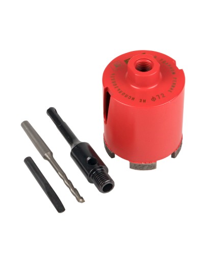 Коронка алмазная DCH-72 Laser M16 SDS-Plus EKF Expert (dch-72-m16) в Комсомольске-на-Амуре Аксессуары для кабель-канала Pintop.ru