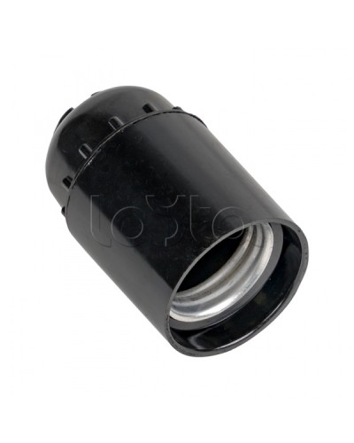 Патрон карболитовый подвесной Е27 черн. без наклейки EKF PROxima (LHC-E27-s) в Комсомольске-на-Амуре Источники света(Лампы) Pintop.ru