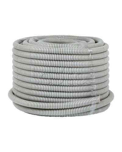 Труба гофр. ПВХ с протяжкой d20 мм (50 м) серая EKF-Plast (tg-z-20-50m) в Комсомольске-на-Амуре Труба гофрированная Pintop.ru