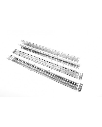 Шина монтажная 23х73 с держателем для шкафов EMS высота/ширина/глубина 800 мм Elbox EMS-RM-73.23.800 в Комсомольске-на-Амуре Аксессуары для стоек и шкафов Pintop.ru