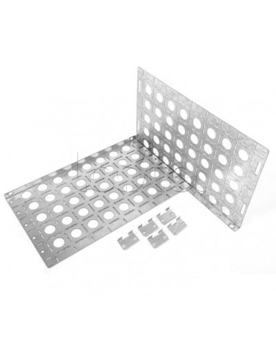 Комплект боковых монтажных панелей 19 (В400xГ210) Elbox EU-400.210 в Комсомольске-на-Амуре Аксессуары для стоек и шкафов Pintop.ru