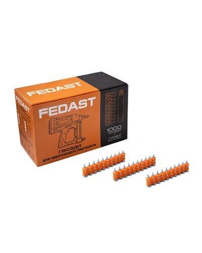 Гвозди 3,0*22 мм для монтажного пистолета с кованым наконечником (1000 шт/уп) FEDAST fd3022mgbp в Комсомольске-на-Амуре Крепеж: Дюбели, шурупы, саморезы Pintop.ru