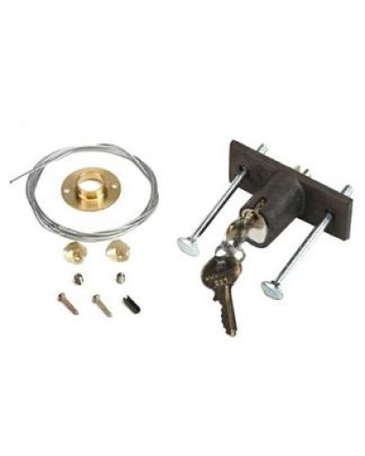 Замок дистанционной разблокировки потолочного привода с ключом №1 Faac 424591001 в Комсомольске-на-Амуре Запчасти для шлагбаумов и автоматики Pintop.ru