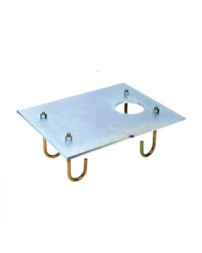 Пластина монтажная с анкерами для шлагбаумов 617 серии Faac 490095 в Комсомольске-на-Амуре Запчасти для шлагбаумов и автоматики Pintop.ru