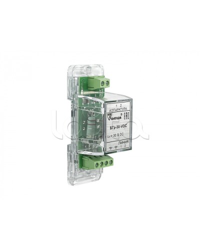 Устройство защиты от импульсных перенапряжений Forteza Блок БГр-30-VDC в Комсомольске-на-Амуре Устройства защиты операционных процессоров (ОПС) Pintop.ru