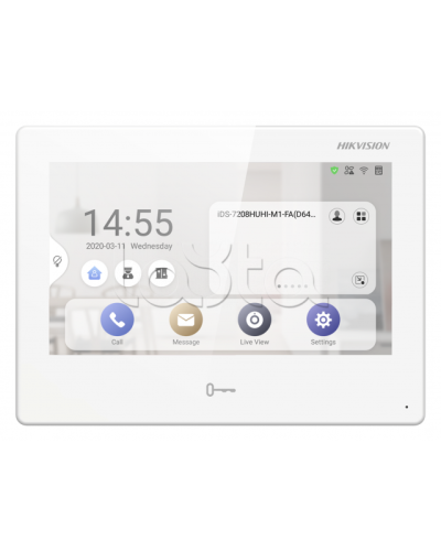 IP видеодомофон Hikvision DS-KH9310-WTE1(B) в Комсомольске-на-Амуре Абонентские IP устройства Pintop.ru