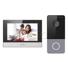 Комплект IP видеодомофона с Wi-Fi Hikvision DS-KIS603-P(C)