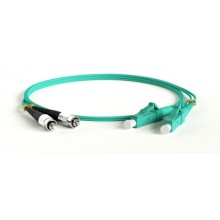 Патч-корд волоконно-оптический Hyperline FC-D2-503-LC/PR-ST/PR-H-50M-LSZH-AQ