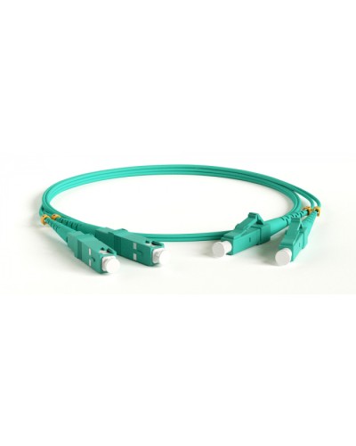 Патч-корд волоконно-оптический Hyperline FC-D2-503-ST/PR-ST/PR-H-1M-LSZH-AQ в Комсомольске-на-Амуре Патч-корды оптические Pintop.ru