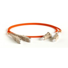 Патч-корд волоконно-оптический Hyperline FC-D2-62-ST/PR-ST/PR-H-50M-LSZH-OR